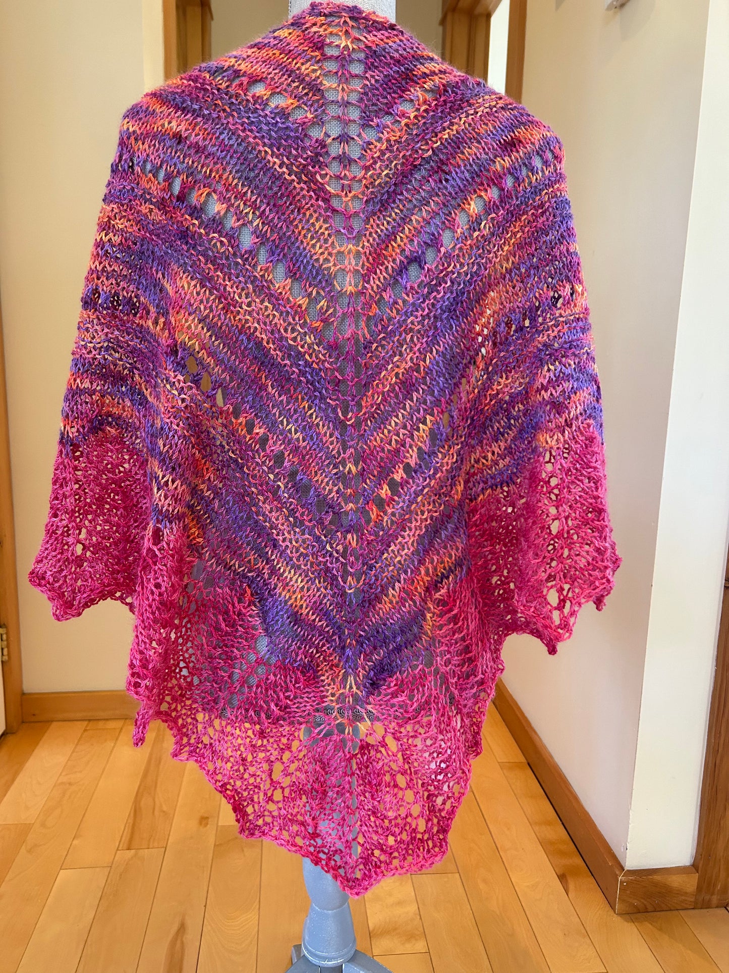 Sunset Lace Shawl