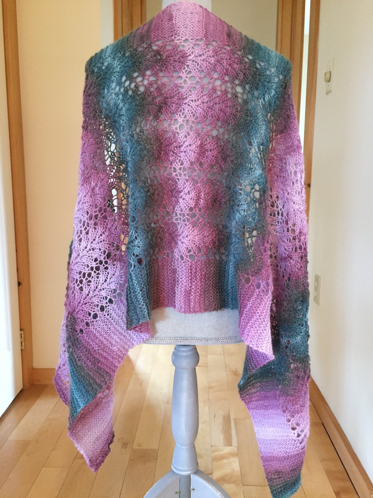 Wildflower Rectangular Lace Shawl